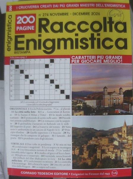 RACCOLTA ENIGMISTICA
