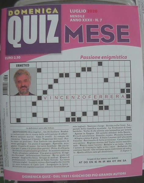 DOMENICA QUIZ MESE