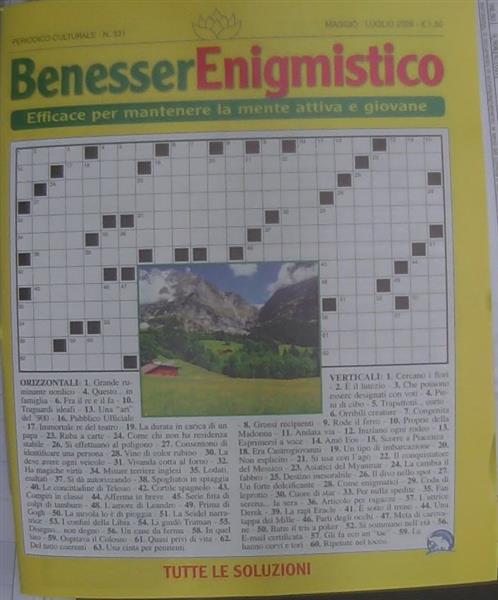 BENESSERE ENIGMISTIC