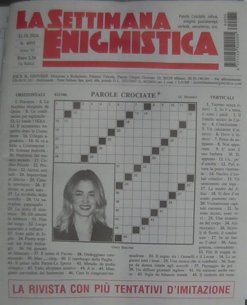 LA SETTIMANA ENIGMIS