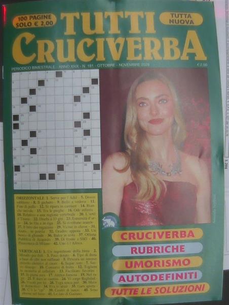 TUTTI CRUCIVERBA