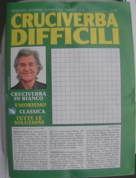 CRUCIVERB.DIFFICILI
