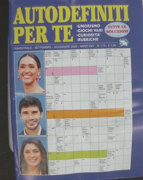 AUTODEFINITI PER TE