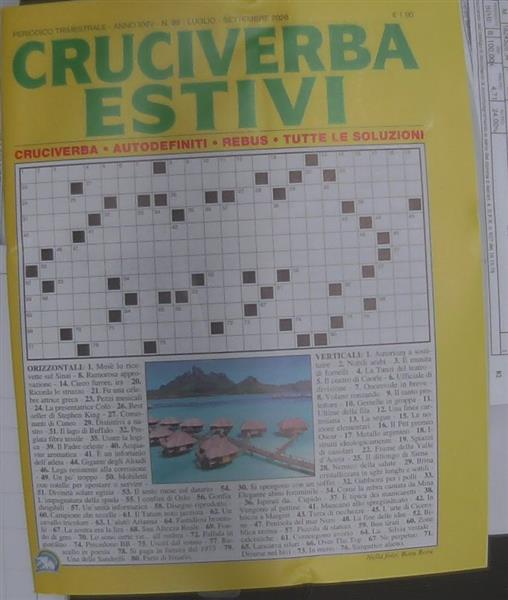 CRUCIVERBA STAGIONAL