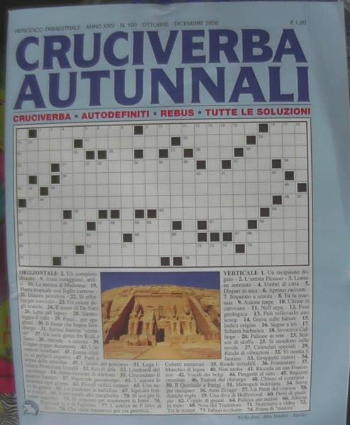 CRUCIVERBA STAGIONAL