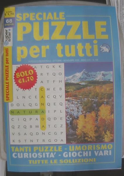 SPECIALE PUZZLE PER