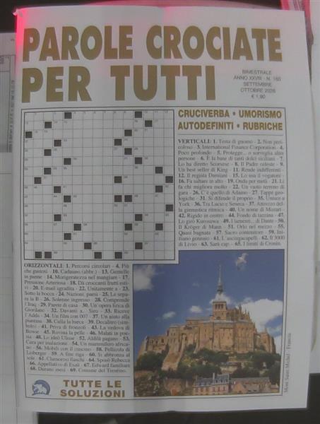 PAROLE CROCIATE PER