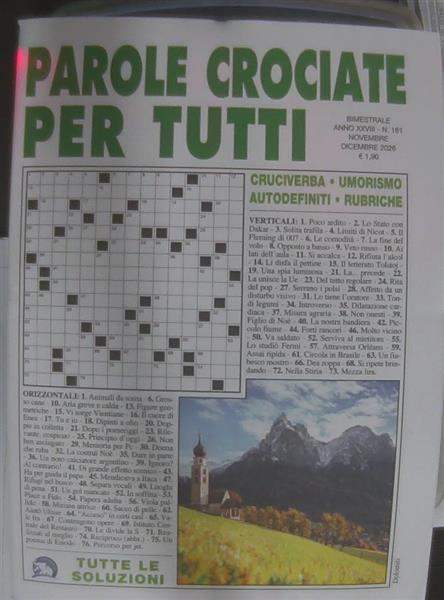 PAROLE CROCIATE PER