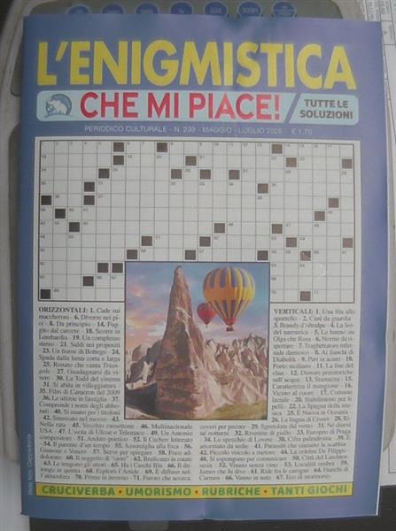 L ENIGMISTICA CHE MI