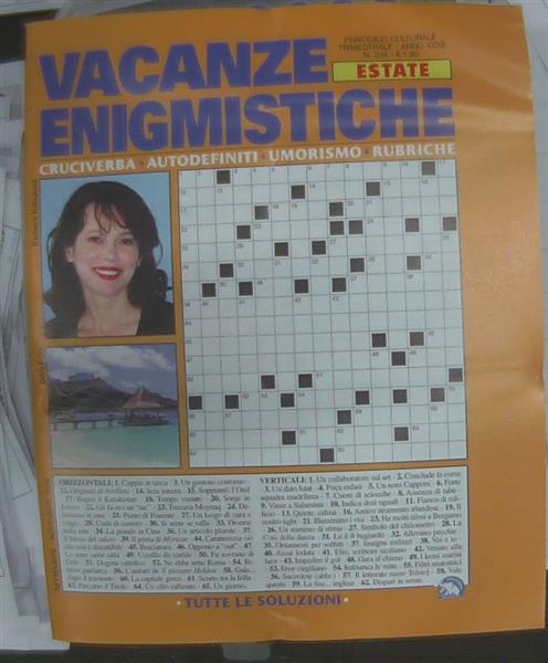 VACANZE ENIGMISTICHE