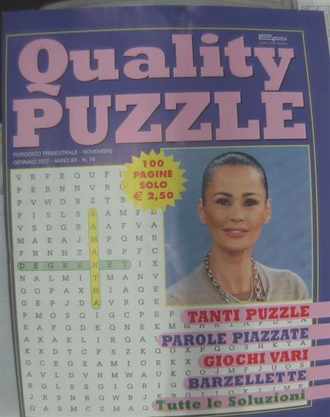 QUALITY PUZZLE