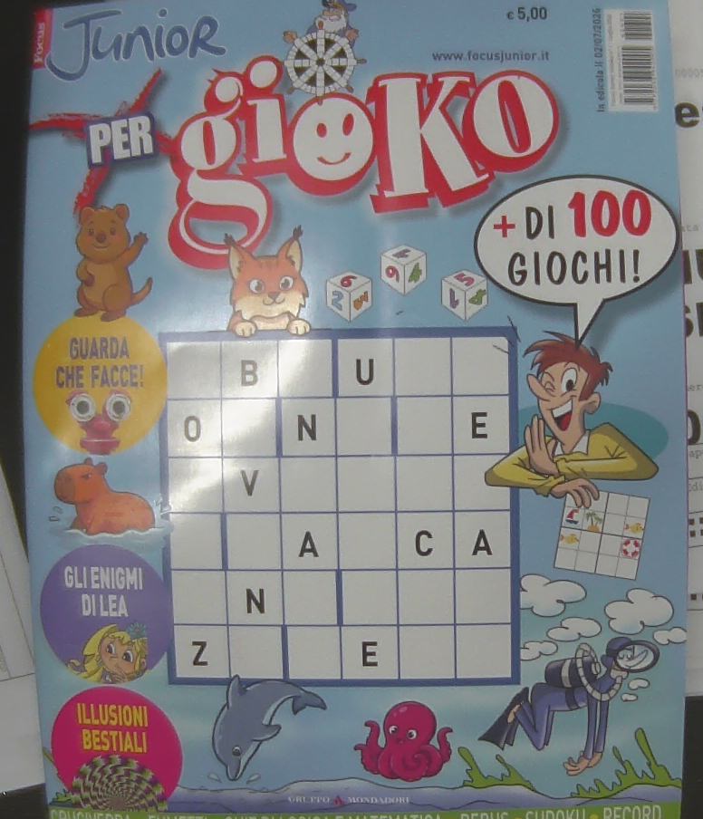 FOCUS JUNIOR X GIOCO