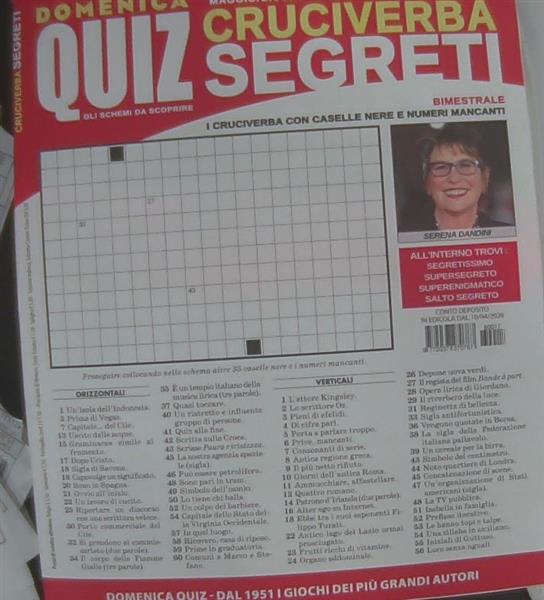 CRUCIVERBA SEGRETI