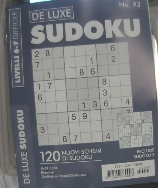 DE LUXE SUDOKU