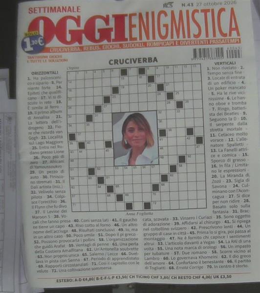 SETTIMANALE OGGI ENI