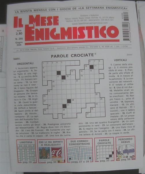 IL MESE ENIGMISTICO