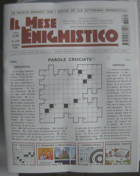 IL MESE ENIGMISTICO