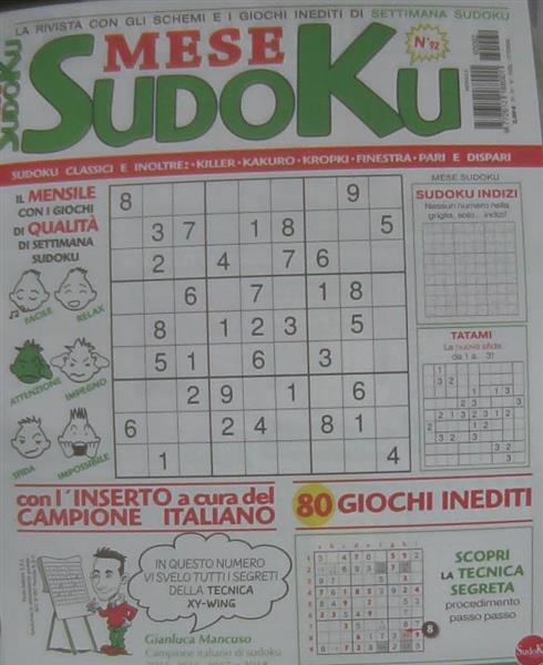 SETTIMANA SUDOKU MES