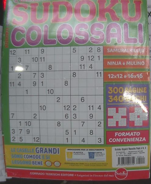 SUDOKU GIGANTI RACCO