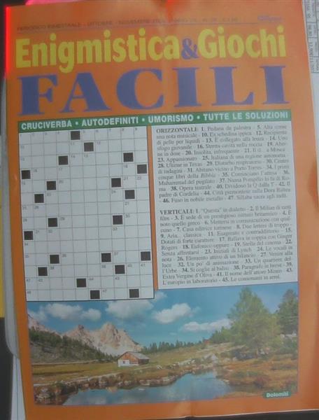 ENIGMISTICA E GIOCHI