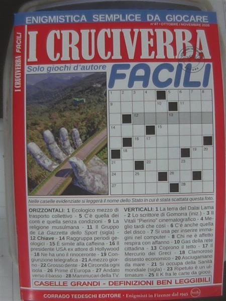 I CRUCIVERBA FACILI